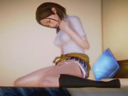 Animated Schoolragazza Masturbating